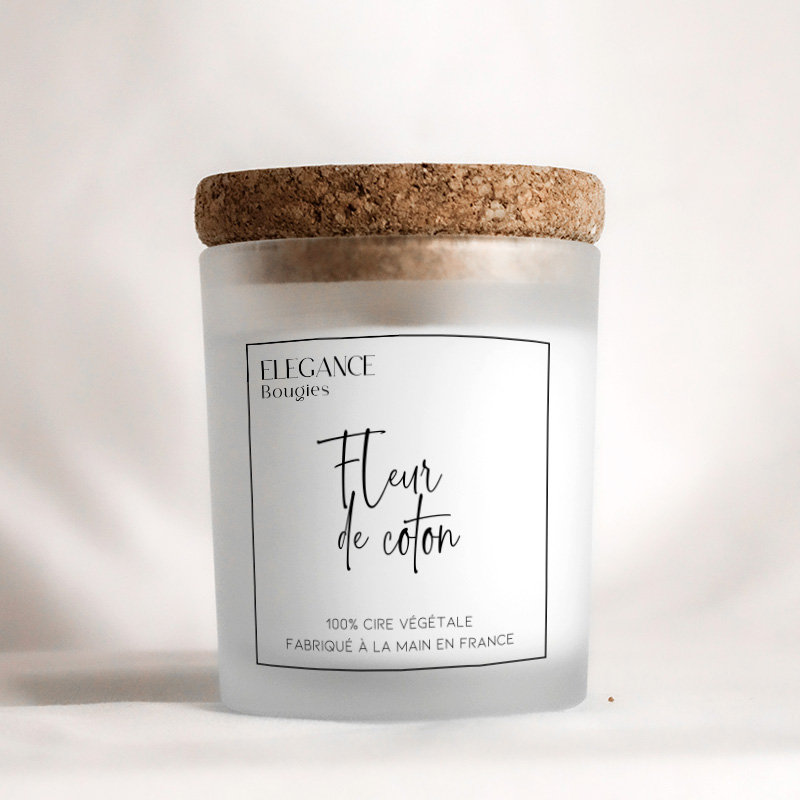 Bougie Belle Givrée - Fleur de coton