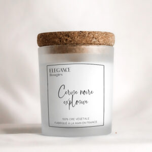 Bougie Belle Givrée - Cerise noire explosive